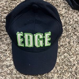 EDGE Kids Navy Cap with Green Logo